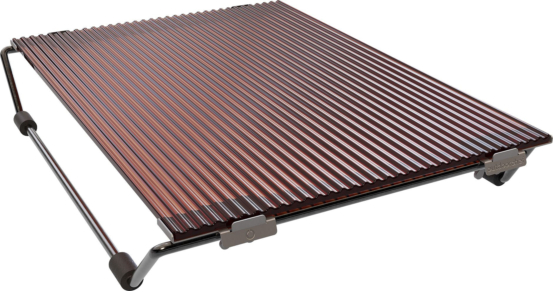 OUTDOORCHEF Fonduepfanne BLAZINGLAS XL – 24,2×34,2×5,6 cm, Schwarz