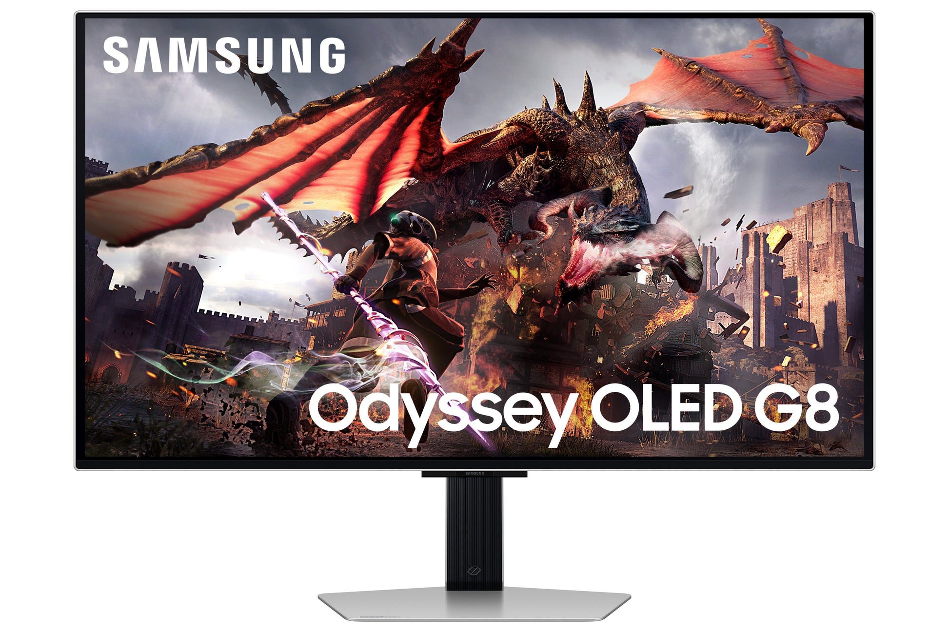 Samsung LS32DG800SUXEN – Monitor, 32", OLED, 240 Hz, 250 cd/m², FreeSync Premium Pro, VESA 100 × 100, Schwarz