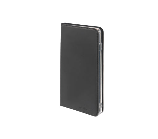 4smarts Urban Lite Folio – für Samsung Galaxy A21s, mit Ständer, mit Kartenfach, PU, Schwarz