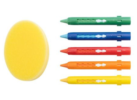 Eberhard Faber Badkreiden Mini Kids – mehrfarbig – 5 Farben – für glatte Oberflächen