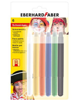 Eberhard Faber Schminkstifte – Set – 6 Farben