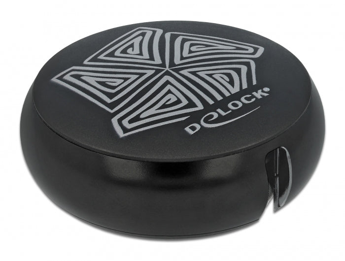 DeLOCK USB 2.0 Aufrollkabel A-MicroB – Schwarz