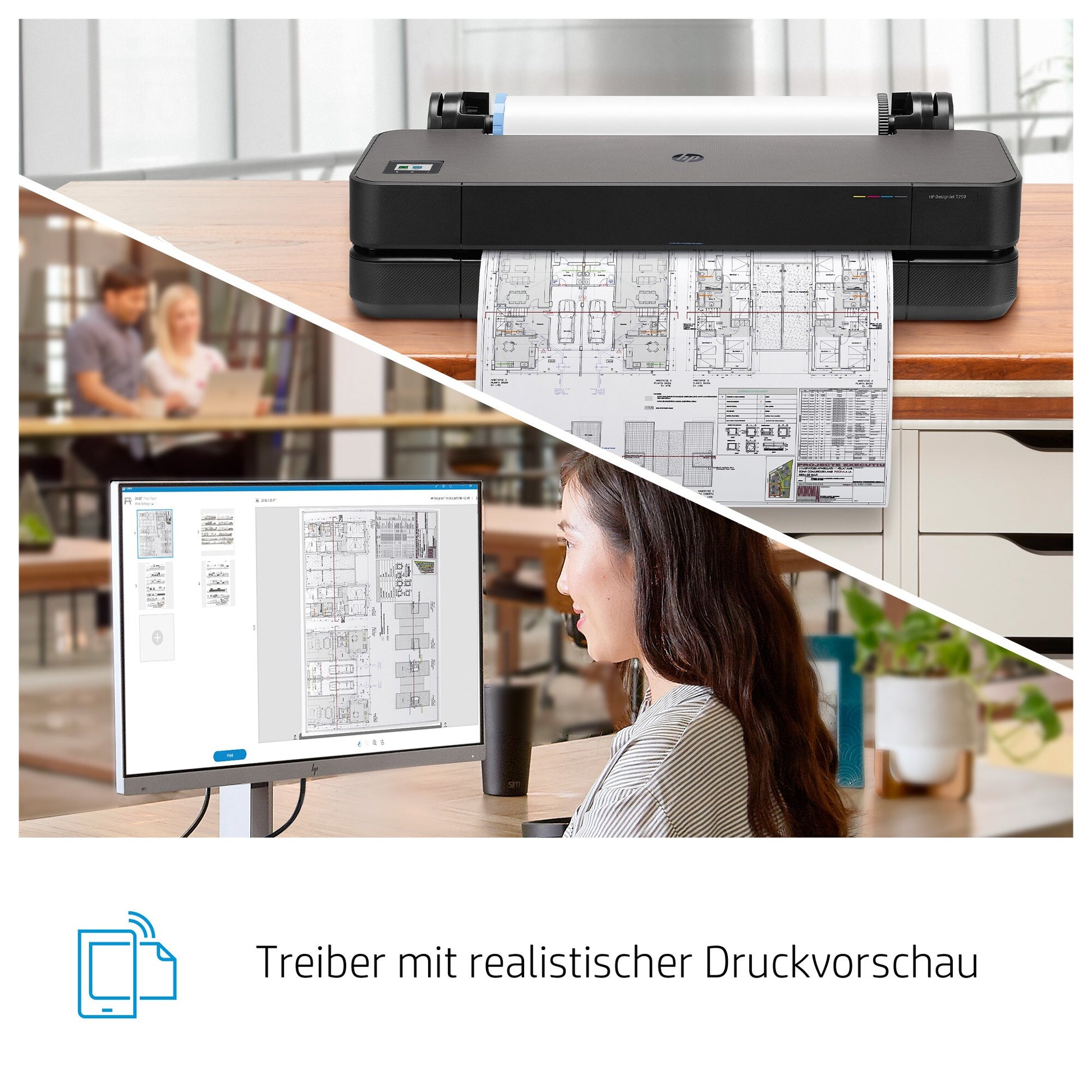 HP DesignJet Studio Steel – Grossformatdrucker, 24"