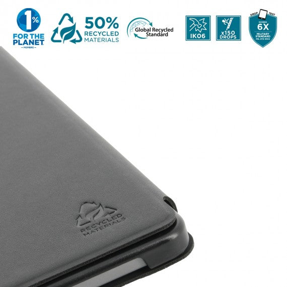 Mobilis Tablet-Hülle für Galaxy Tab S10+ / Galaxy Tab S9 FE+ / Galaxy Tab S9+ 12,4" – Schwarz