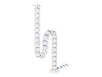 Neomounts ADS06-130WH Kabelführung – L 1'292 mm, höhenverstellbar, weiss, Kunststoff, B 994 × T 32 mm