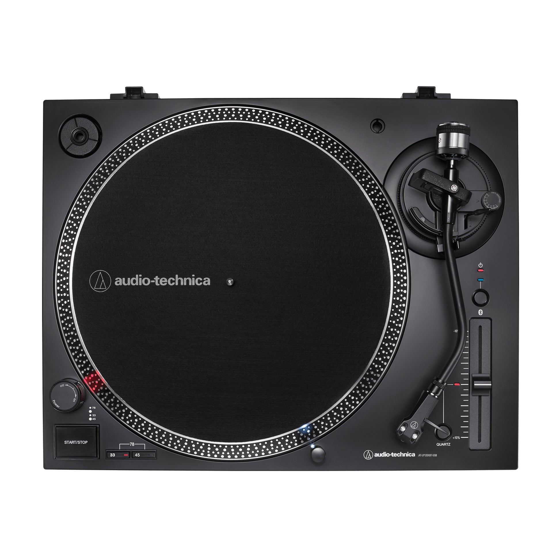 Audio-Technica AT-LP120XBTUSBBK – Plattenspieler – Stationär – USB, Phono-Vorverstärker, Bluetooth – Schwarz