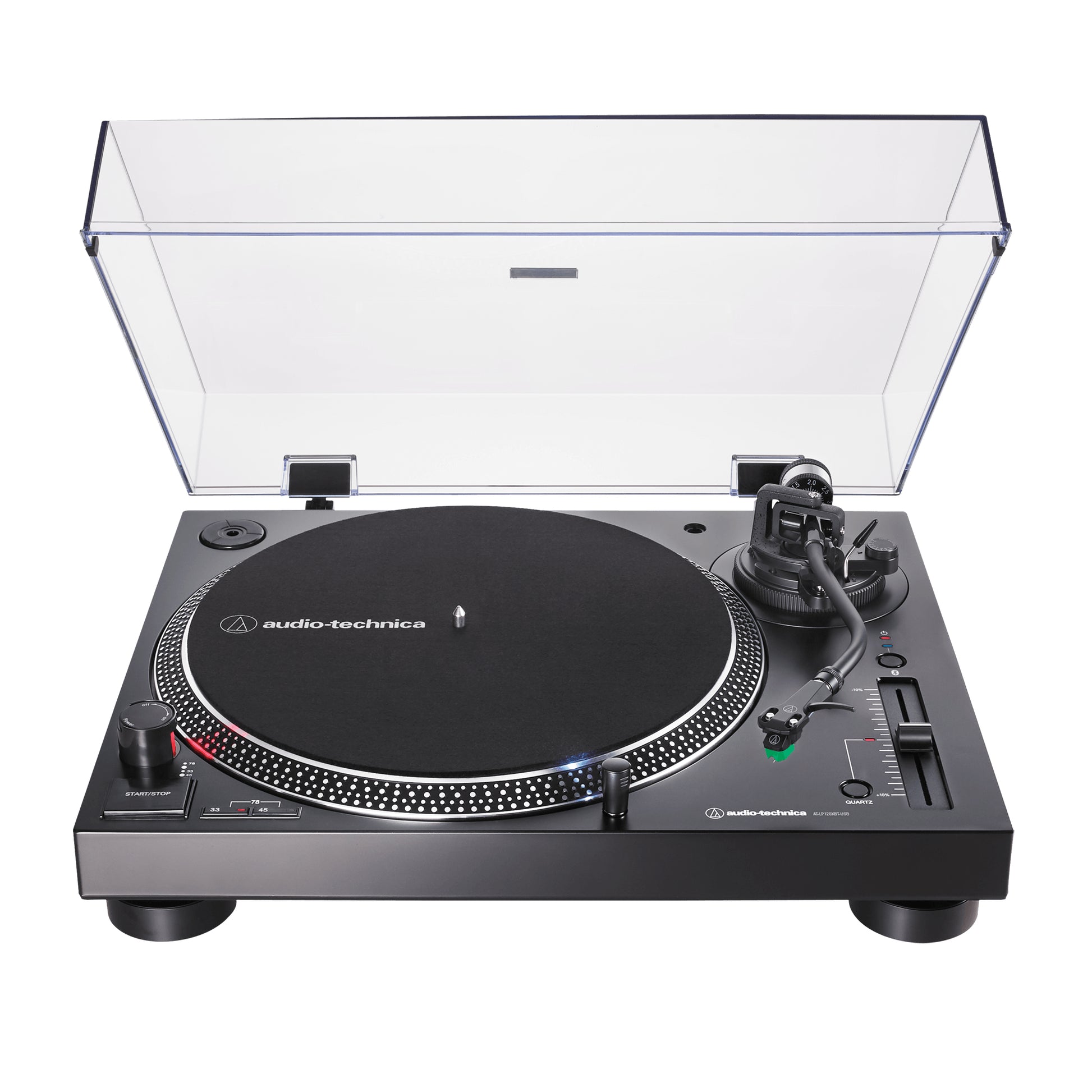 Audio-Technica AT-LP120XBTUSBBK – Plattenspieler – Stationär – USB, Phono-Vorverstärker, Bluetooth – Schwarz