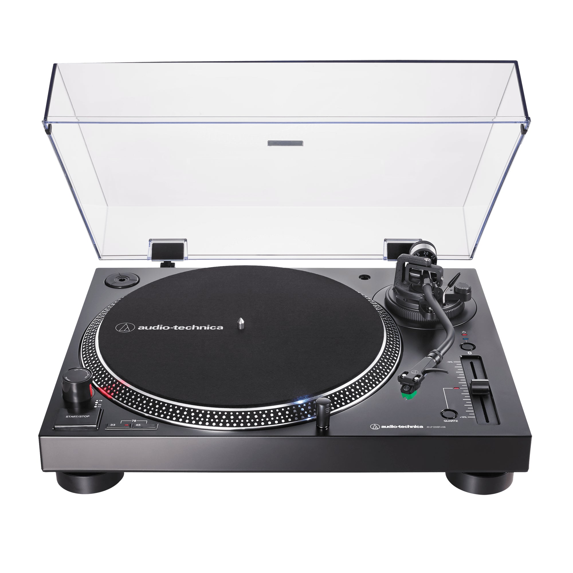 Audio-Technica AT-LP120XBTUSBBK – Plattenspieler – Stationär – USB, Phono-Vorverstärker, Bluetooth – Schwarz