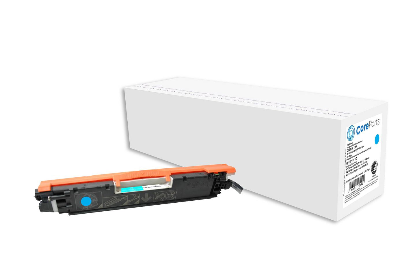 CoreParts CE311A Cyan Toner – Kompatibel – 1'000 Seiten – für HP LaserJet Pro CP 1025/CP 1025 nw und andere