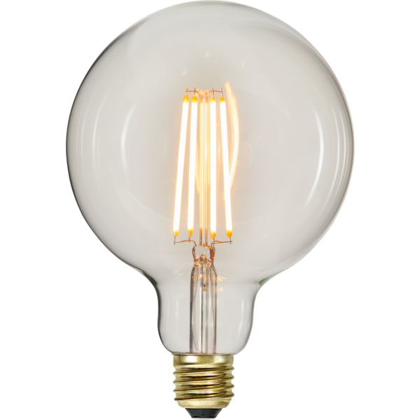 Star Trading LED-Leuchtmittel E27 Globus G125 – Warmweiss 2100 K, 700 lm, 6,5 W, dimmbar – 1 Stk.