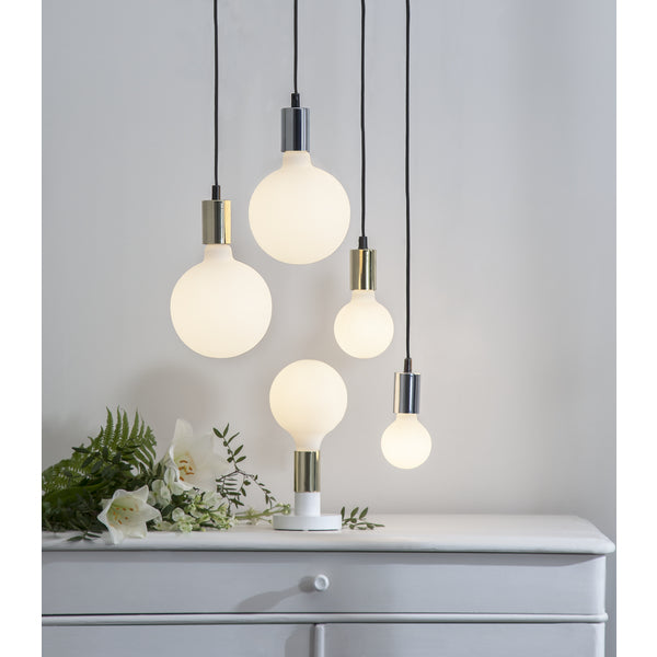 Star Trading LED-Leuchtmittel E27 Globus (G80) – 400 lm, 5 W, Warmweiss 2600 K
