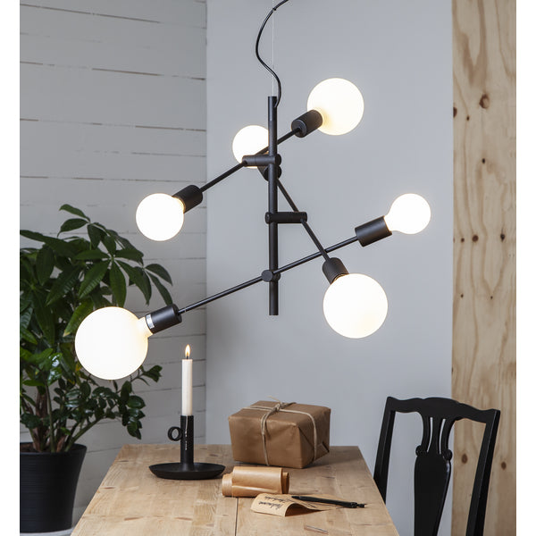 Star Trading LED-Leuchtmittel E27 Globus (G80) – 400 lm, 5 W, Warmweiss 2600 K