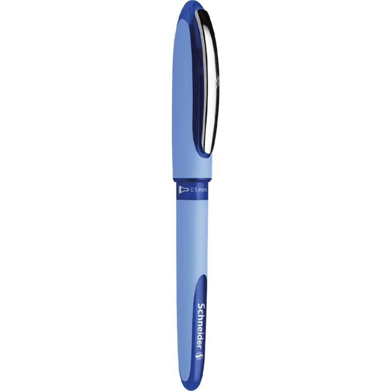 Schneider Schreibgeräte Schneider One Hybrid N 183503 – Tintenroller, 0,5 mm, Blau, Wasserfest