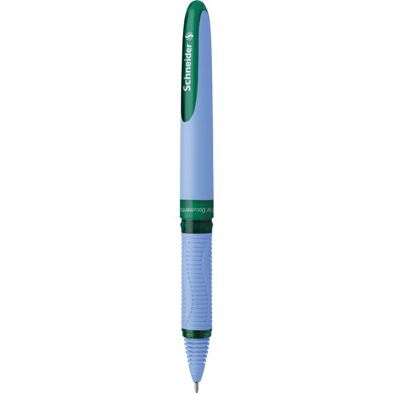 Schneider Schreibgeräte Schneider One Hybrid N – Tintenroller, 0,5 mm, grün, wasserfest, mit Kappe, sortiert