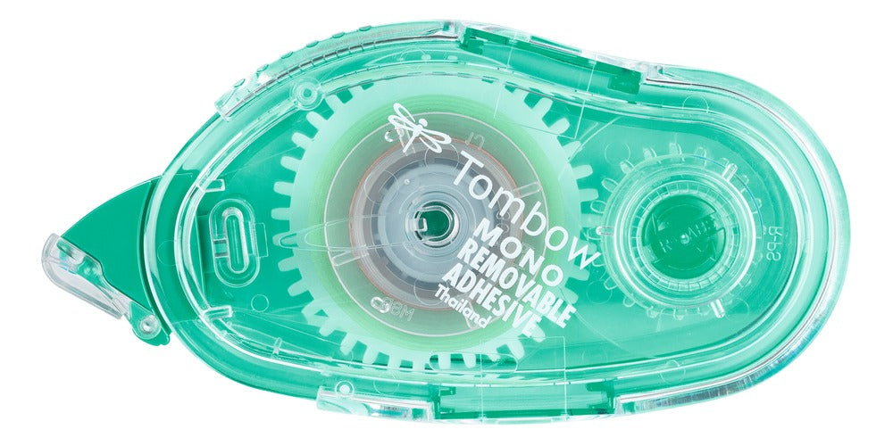 Tombow Kleberoller – wiederablösbar, transparent, lösemittelfrei, nachfüllbar, für Papier, Karton, Fotos