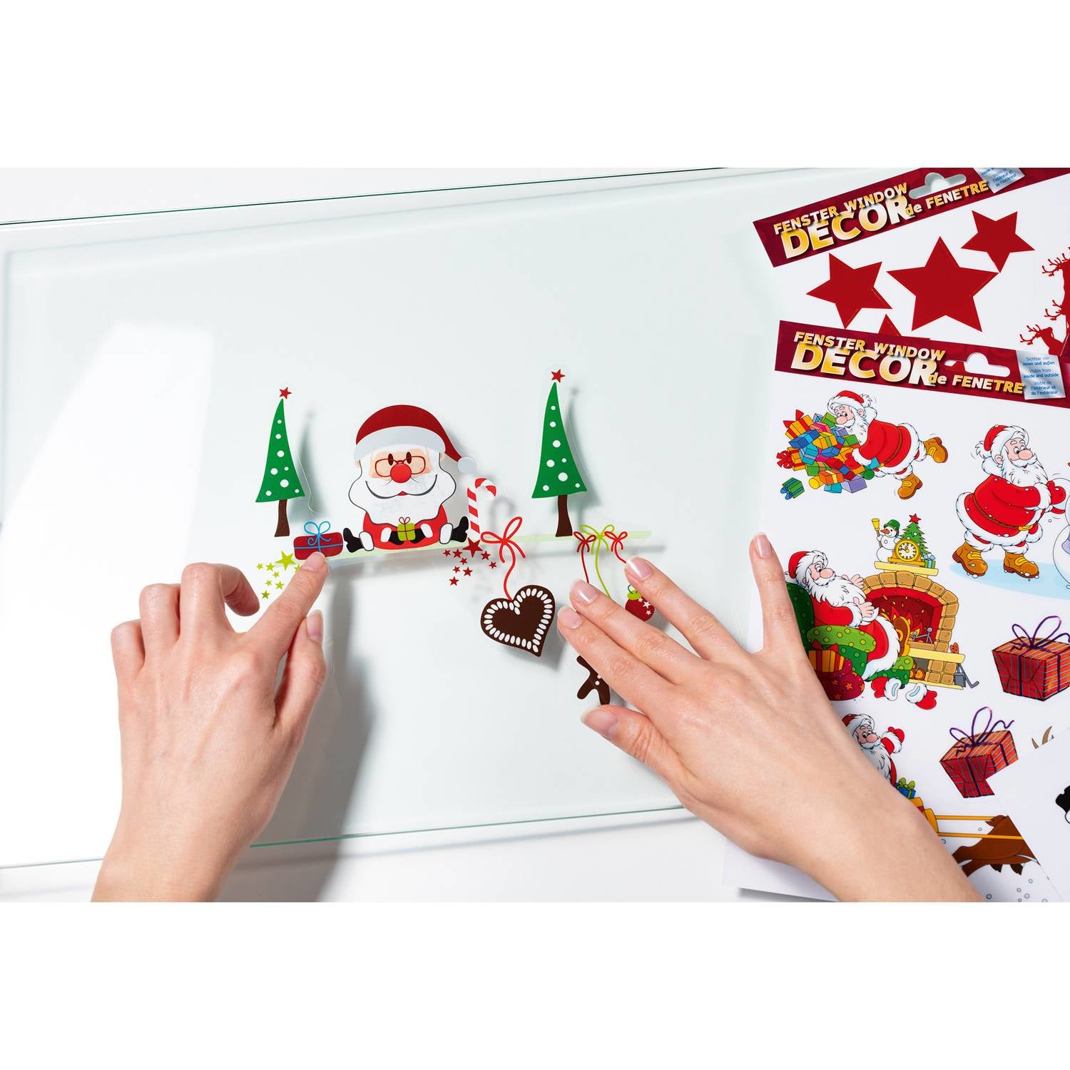 HERMA Fliesensticker Nikolaustag, sortiert, 21 × 29,7 cm, wiederablösbar, 1 Stück