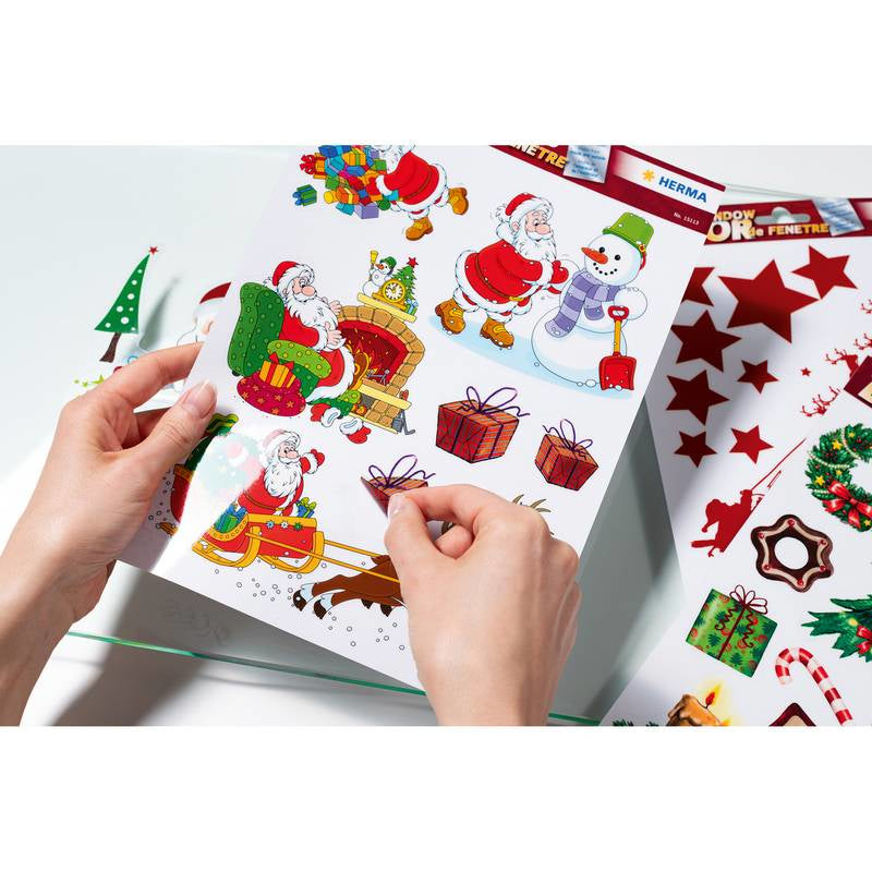 HERMA Fliesensticker Nikolaustag, sortiert, 21 × 29,7 cm, wiederablösbar, 1 Stück