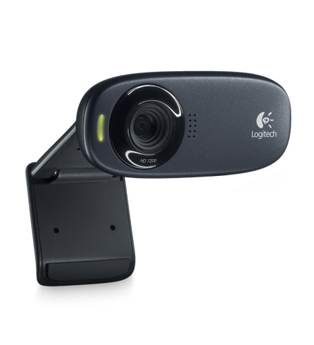 Logitech C310 Webcam – HD 720p, USB 2.0 – Schwarz