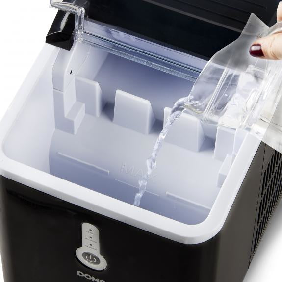 Domo Eiswürfelmaschine DO9220IB – 12 kg/24 h, 1,5 l – schwarz