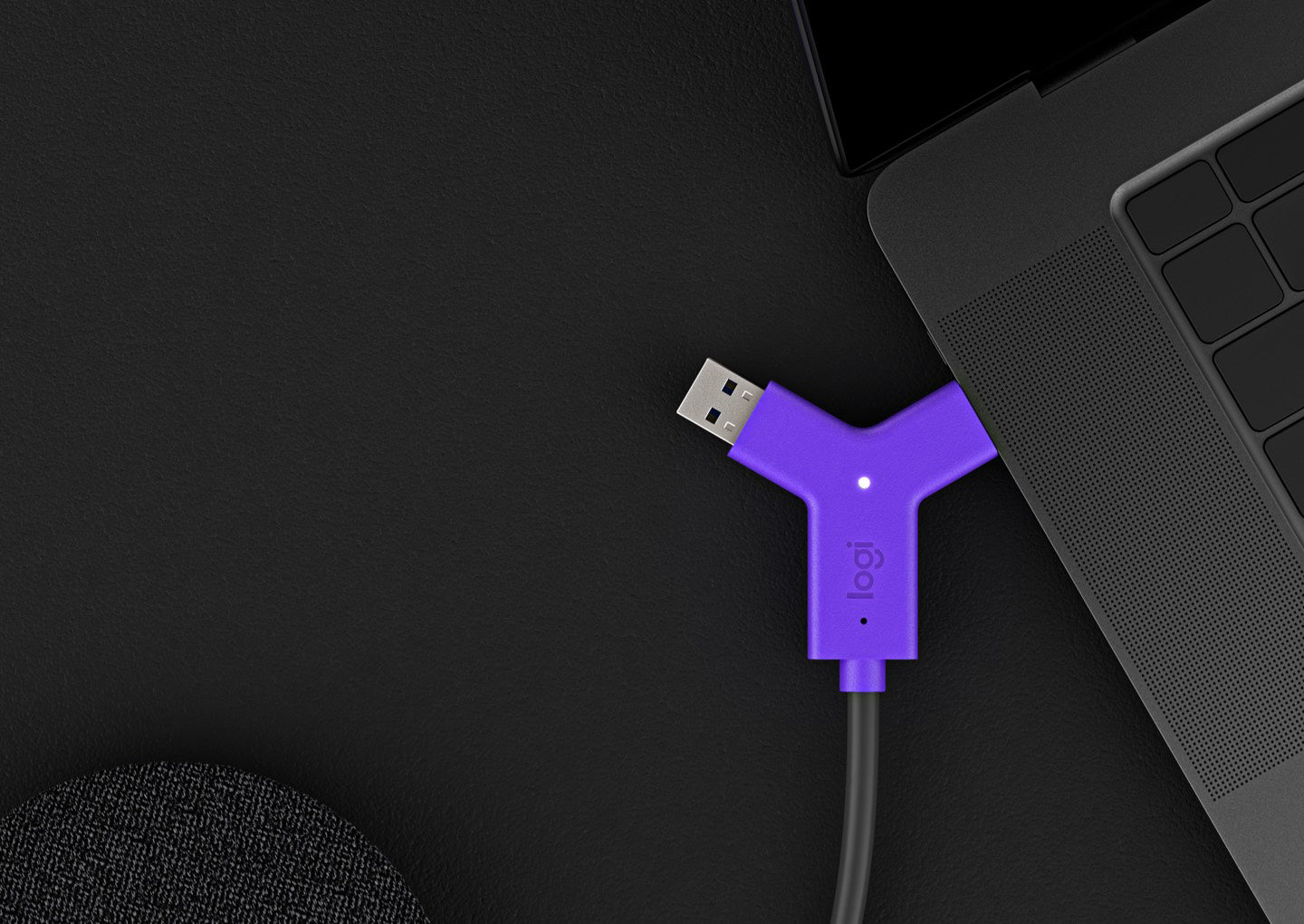 Logitech Swytch Schwarz – BYOD-Kit – 4K, HDMI x2, USB-C x2, für Rally/MeetUp/GROUP und andere