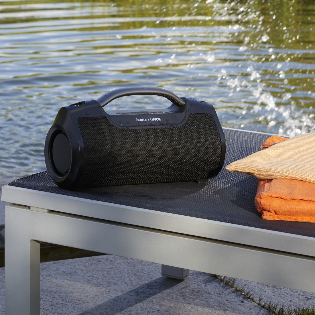 Hama Mate Pro 188219 – Bluetooth-Lautsprecher – IPX6, 12 h Akku, 60 W, Bluetooth 5.0, Schwarz
