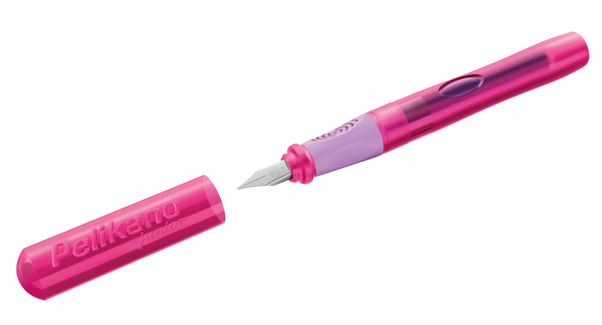 Pelikano junior – Füllfederhalter – A, für Rechtshänder – pink – Edelstahl