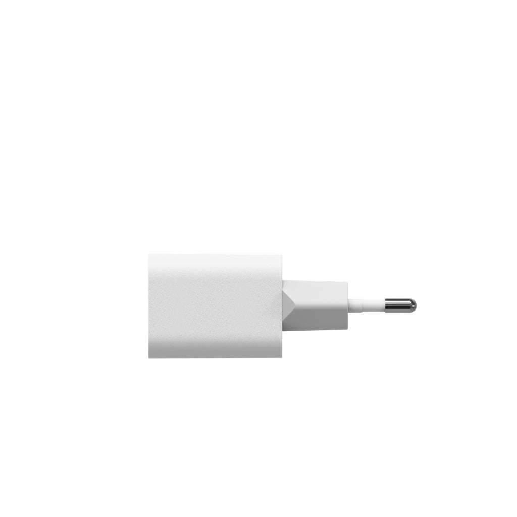 mophie Speedport 20 USB-Ladegerät 20 W – USB-C×1 – PD, GaN, EU-Stecker (Typ C) – Weiss