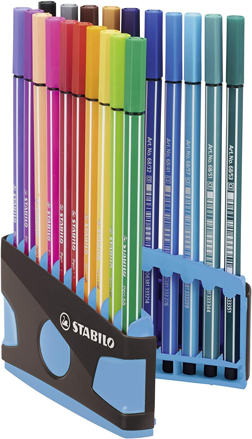 STABILO Filzstifte Pen 68, Strichbreite 1 mm, 20 Farben