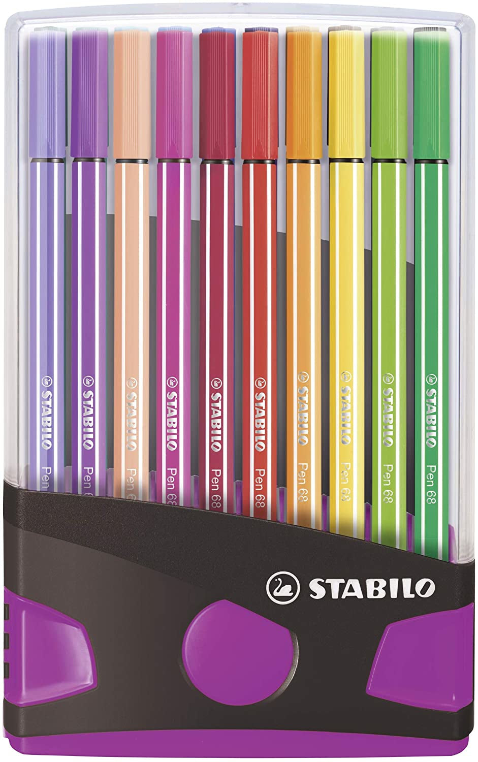 STABILO Filzstifte Pen 68 Colorparade, Strichbreite 1 mm, 20 Farben