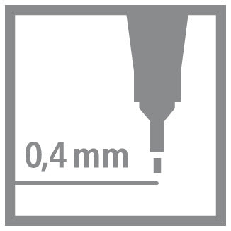 STABILO point 88 Fineliner 0,4 mm – Umbra