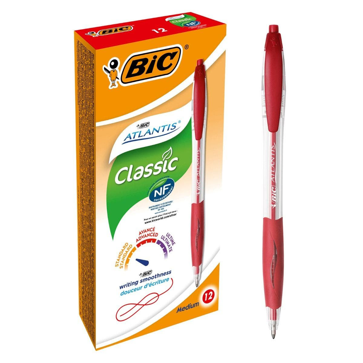 BIC Kugelschreiber – transparent, Kunststoff