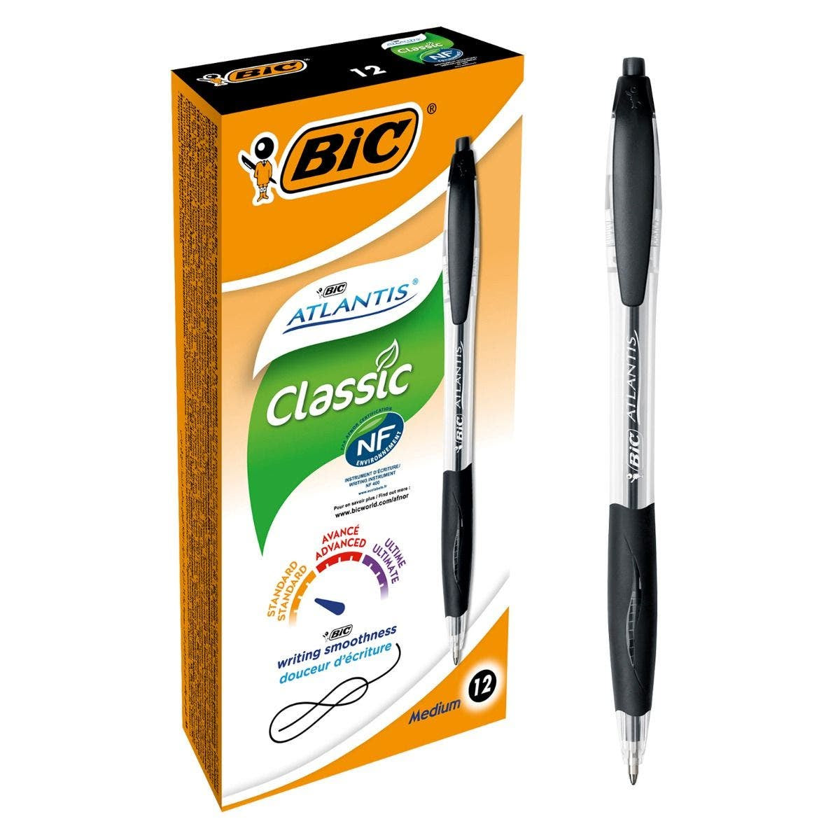 BIC Kugelschreiber – transparent, Kunststoff