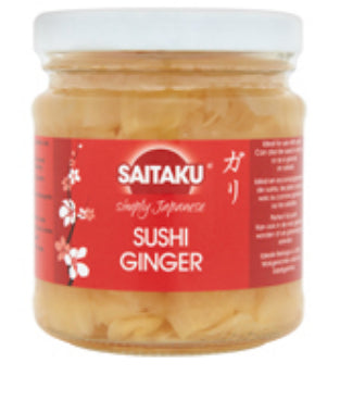 Saitaku Sushi Ingwer, mit Süssungsmittel, vegetarisch – 110 g