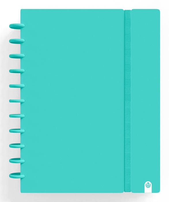 CARCHIVO Spiralbuch, A4, kariert, Spiralbindung, Softcover, 80 Blatt, 100 g/m² – Pastellminze