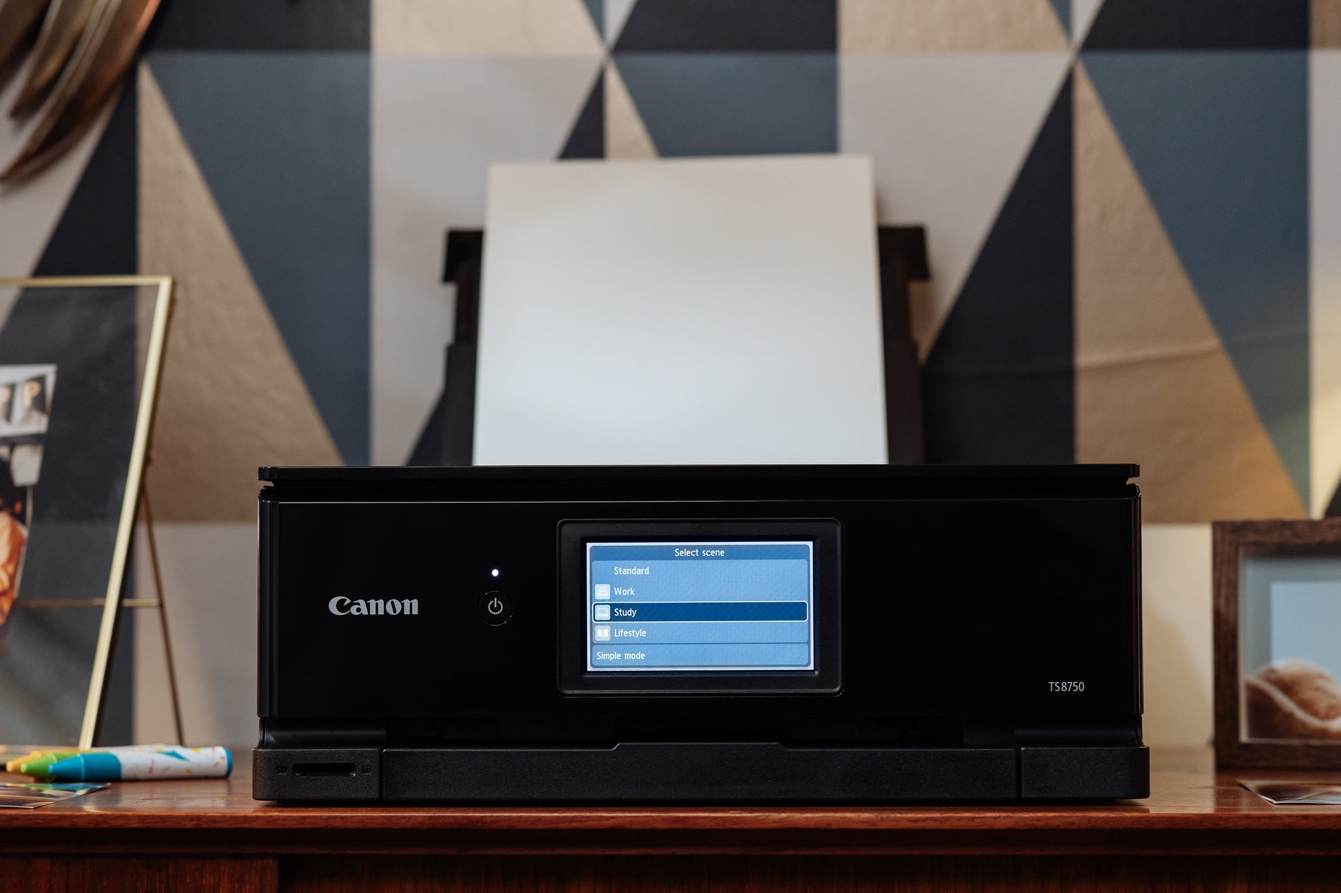 Canon PIXMA TS8750 – Farbiges Tintenstrahl-Multifunktionsgerät A4, 3-in-1 – USB/WLAN – Duplex – 15 Seiten/Min S/W, 10 Seiten/Min Farbe