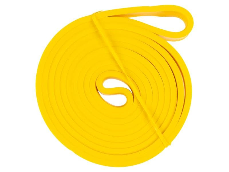 KOOR Fitnessband – leicht, 12–22 kg Widerstand – 208 cm – gelb – Latex – 1 Stk