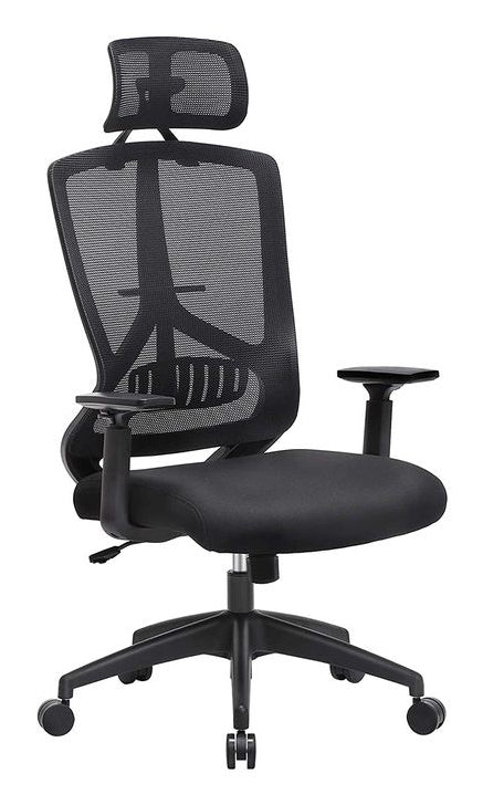 Songmics Bürostuhl – 120 kg, schwarz