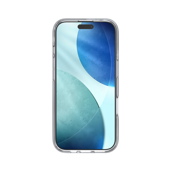 ZAGG Milan Snap Backcover – für Apple iPhone 17, Graphen, Silber, Bryce Glitter Swirl, bis 4 m Sturzsicher