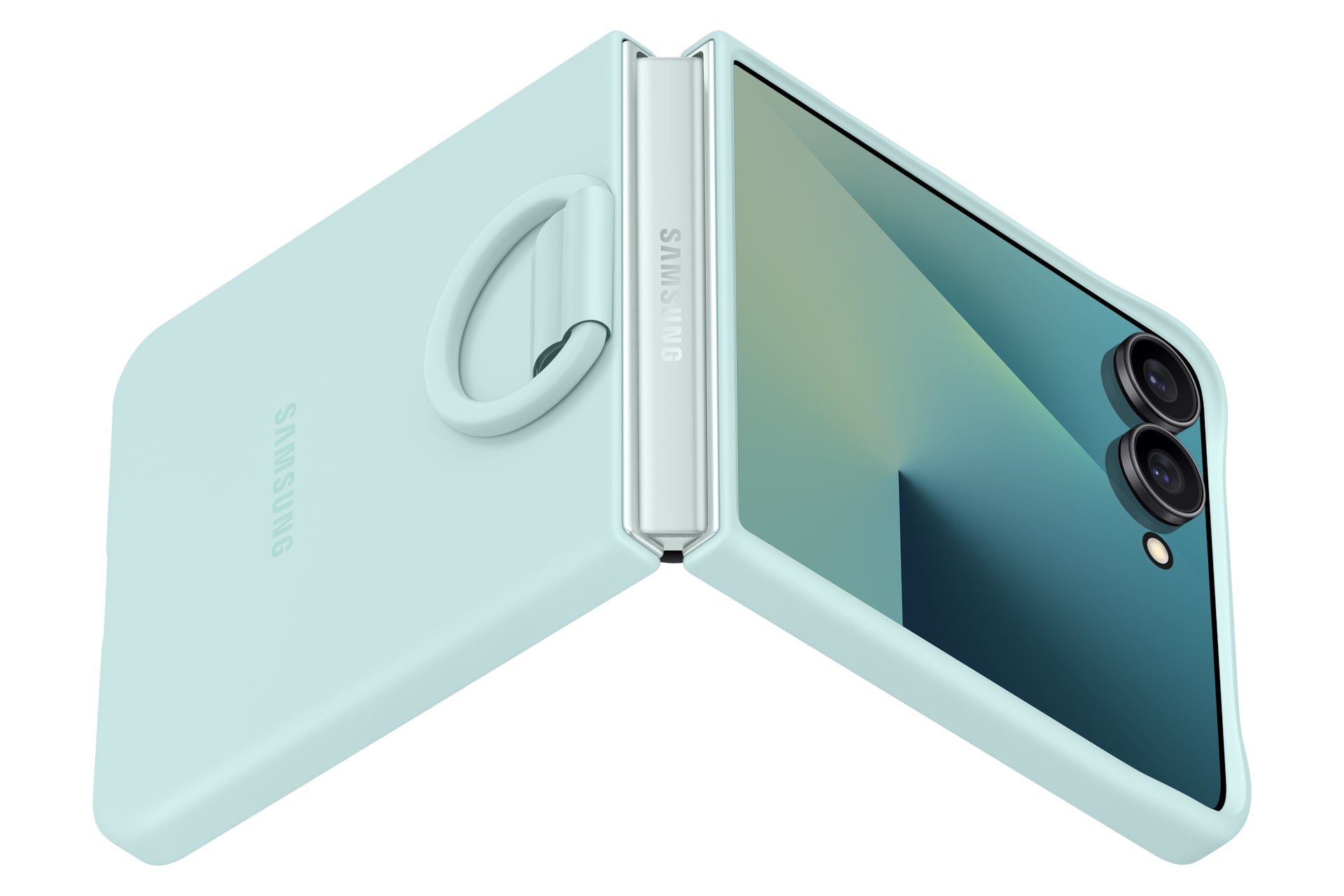 Samsung Backcover – für Galaxy Z Flip7 – blau/hellblau
