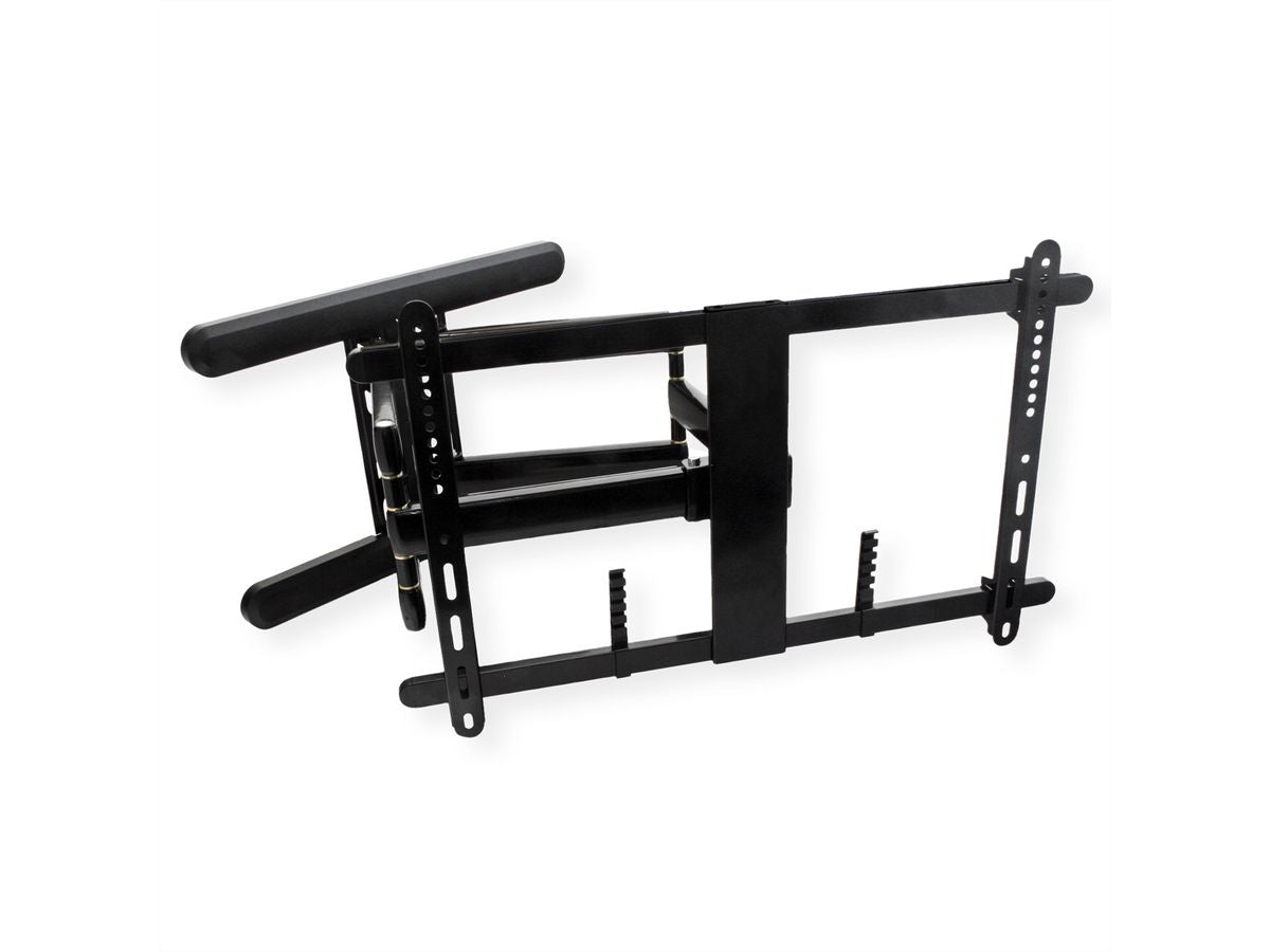 ROLINE Wandhalterung – Vollbeweglich – 37–80" – VESA 200×200–600×400 – bis 70 kg, Höhenverstellbar – Schwarz