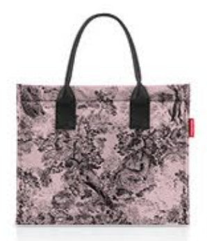 Reisenthel Stofftasche, Polyester, Schwarz, Pink, 420×350×170 mm