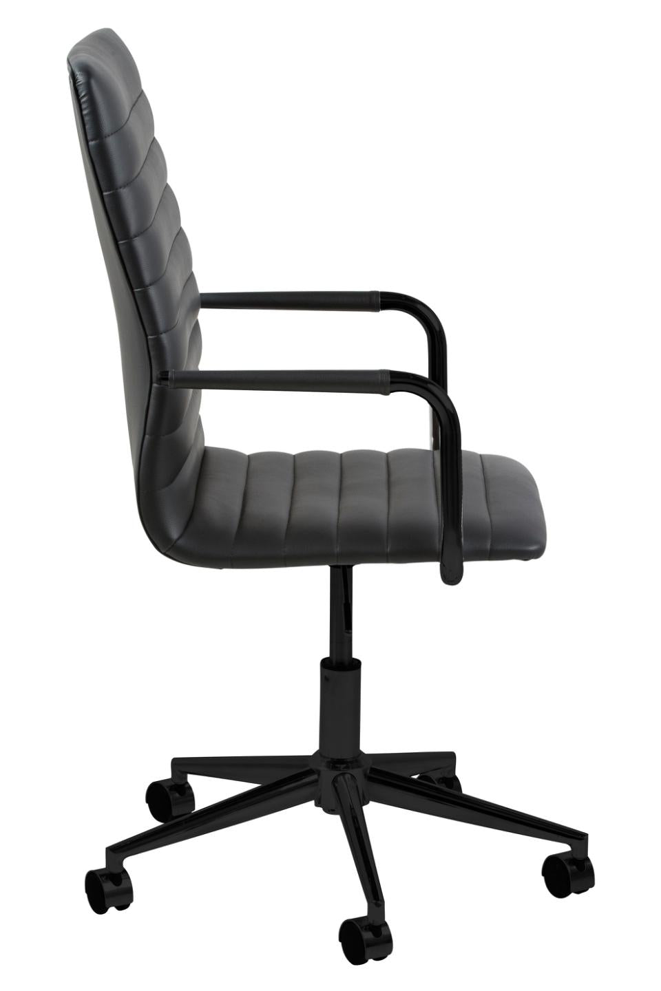 Actona AC Design Bürostuhl Winslow – Kunstleder, schwarz