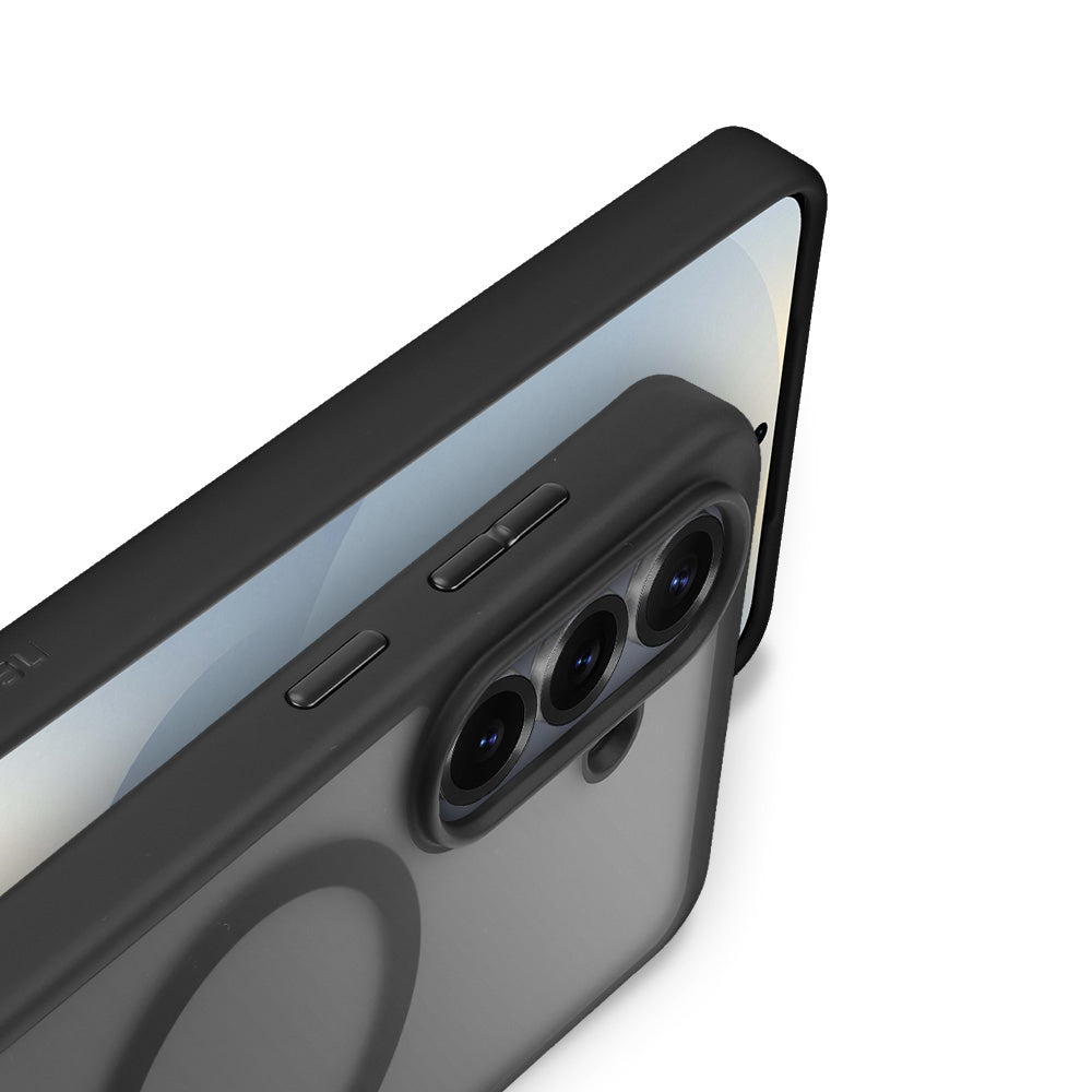 nevox StyleShell Invisio – Backcover – für Samsung Galaxy S26, PC+TPU, schwarz