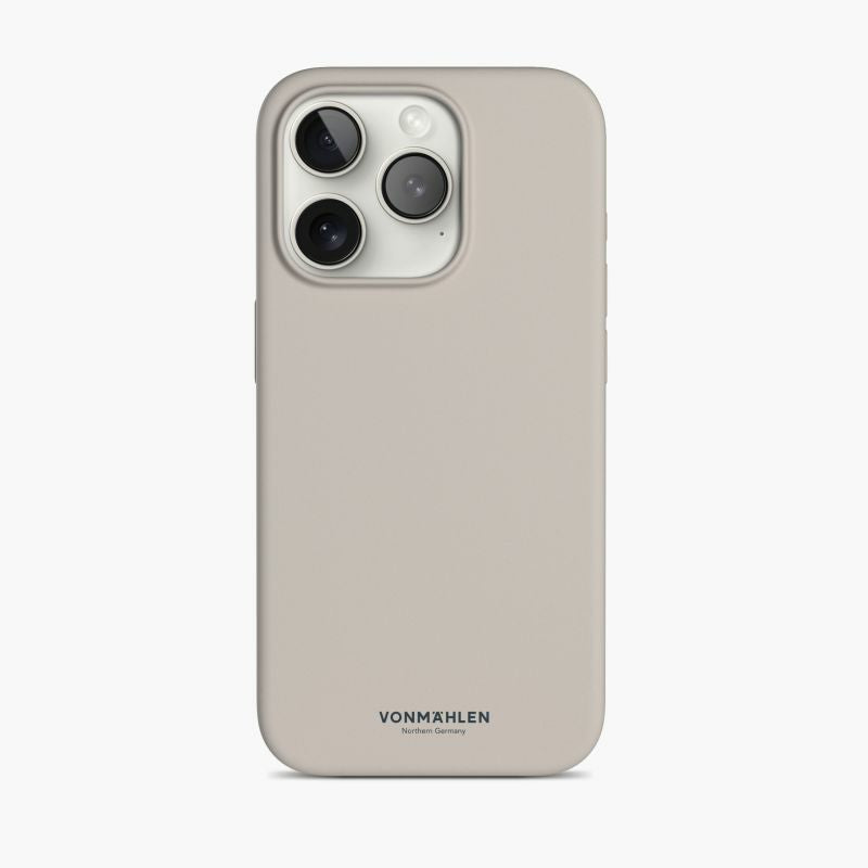 Vonmählen Backcover – für Apple iPhone 15 Pro Max, MagSafe, Silikon, Creme