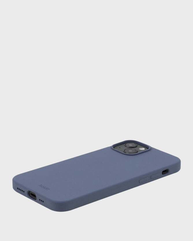 HoldIt Backcover – für Apple iPhone 15 Plus, Silikon, Pacific Blue