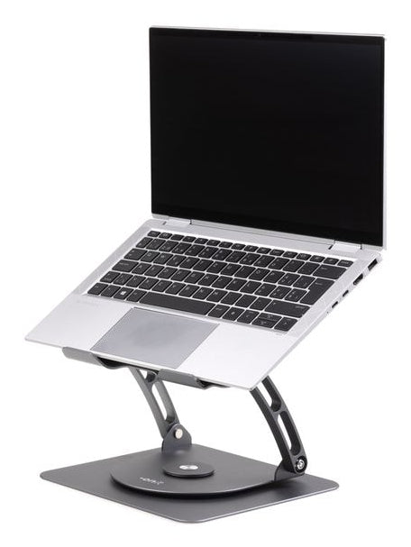 ONIT Laptop-Ständer – bis 17,3", mit Lüfter, Beleuchtung – Anthrazit