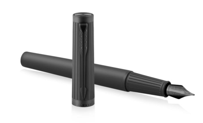 Parker Ingenuity Mattschwarz – Federbreite F – Schwarz, Blau – Patronen