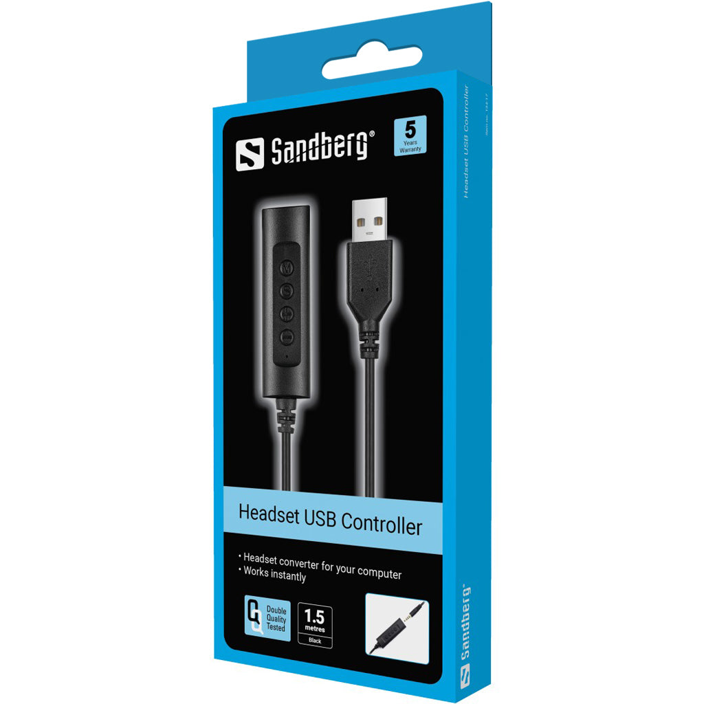 Sandberg Headset-Kabel, USB, 1,5 m