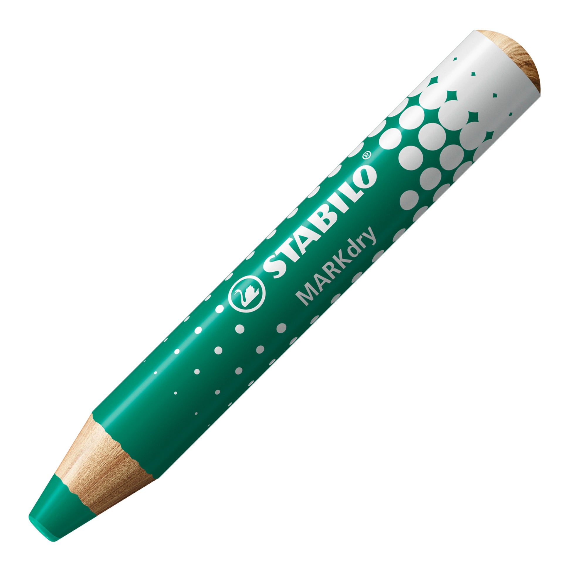 STABILO Whiteboard-Marker – 10 mm, grün, 5 Stk., trocken abwischbar – für Whiteboards und Flipcharts/Papier