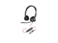 Poly Blackwire 3320 Office-Headset – On-Ear, Stereo, USB-C, Schwarz
